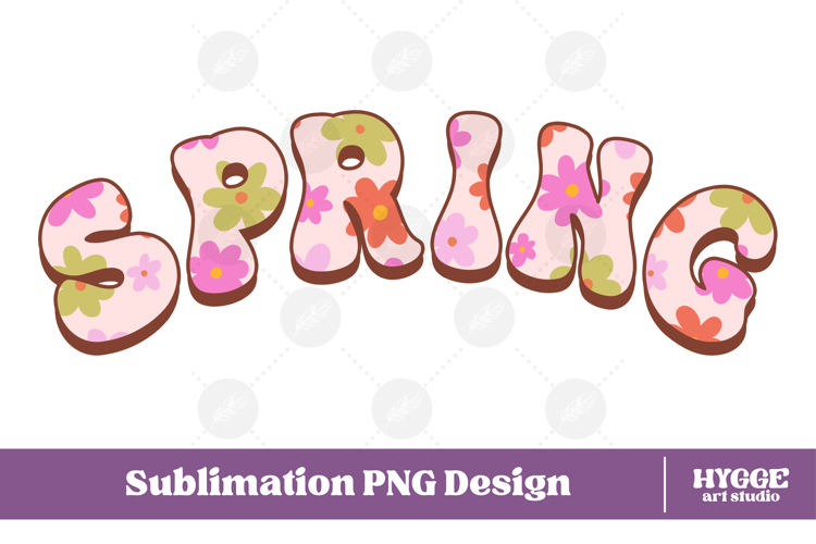 Floral Spring Png Retro Flowers Sublimation Daisy Daisies