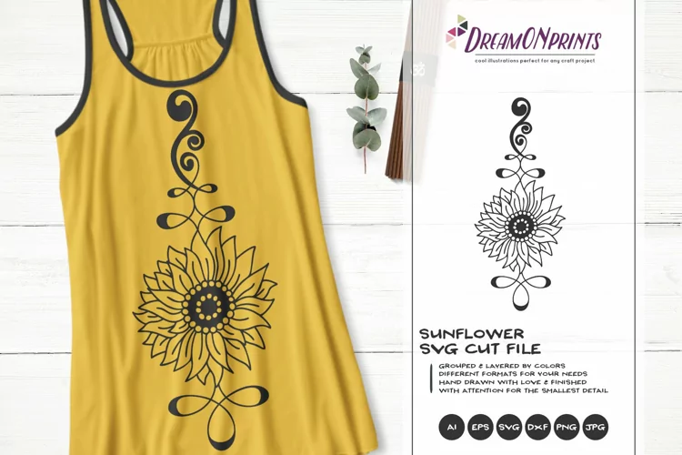 Sunflower SVG Cut File