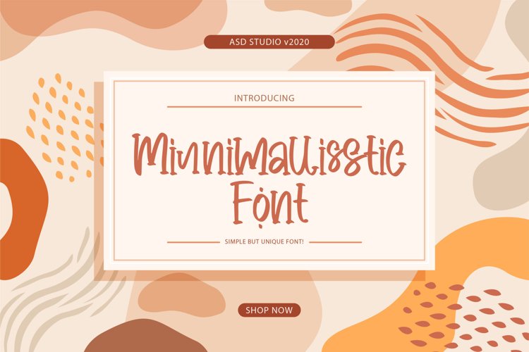 Minnimallisstic Font example image 1