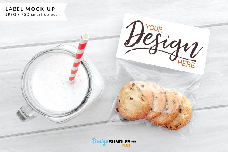 Cookies Label Mock up