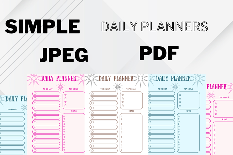 best simplest Daily planner freebie 65,free planners example image 1