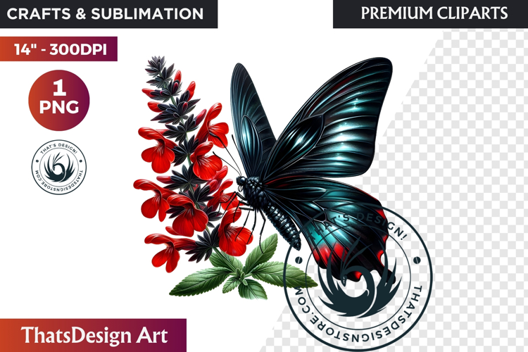 Monarch Butterfly Clipart Image 8