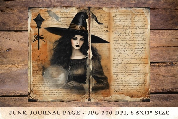 Printable Junk Journal Pages halloween 15