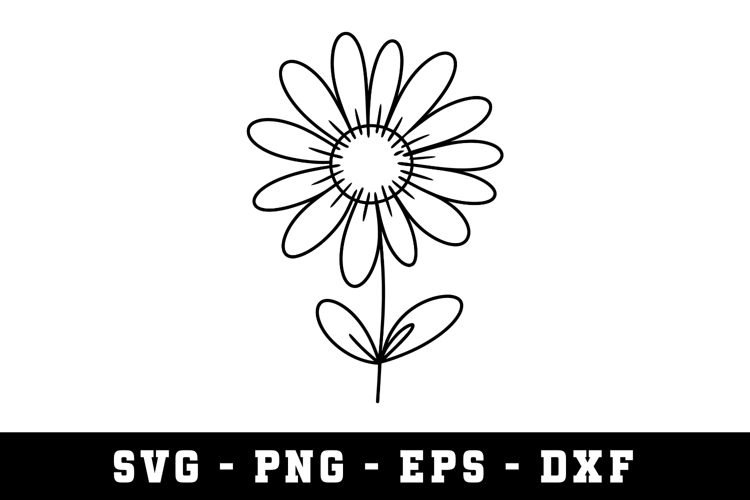 Flower Silhouette Image 4