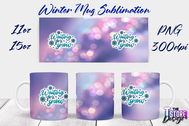 Winter Mug Sublimation | Winter 11 oz |15 oz Mug Sublimation example image 1