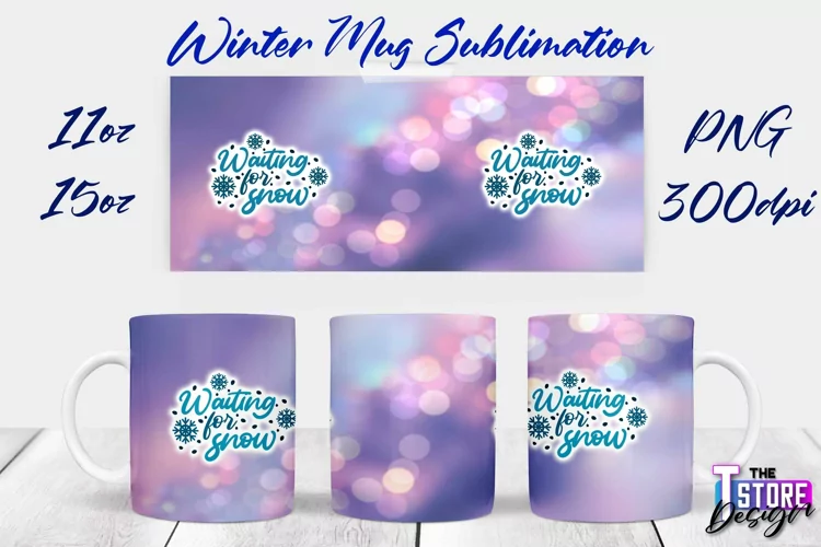 Winter Mug Sublimation | Winter 11 oz |15 oz Mug Sublimation
