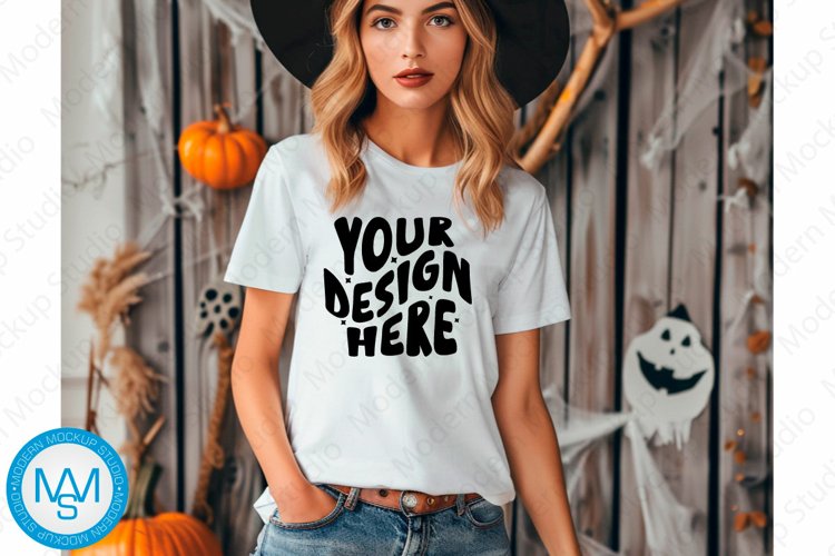 White Tshirt Mockup Image 2