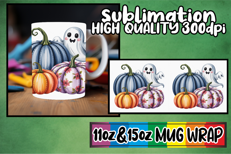 Inspiring mornings 11oz 15oz sublimation wrap, Pumpkin Water