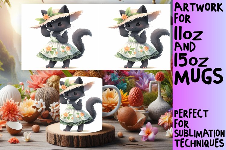 Cat Watercolor Image 9