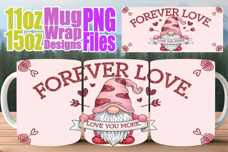 Blissful travels 11oz 15oz sublimation wrap, Valentines