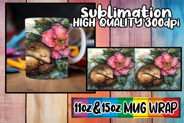 Bright outlooks 11oz 15oz sublimation wrap, Animals example image 1