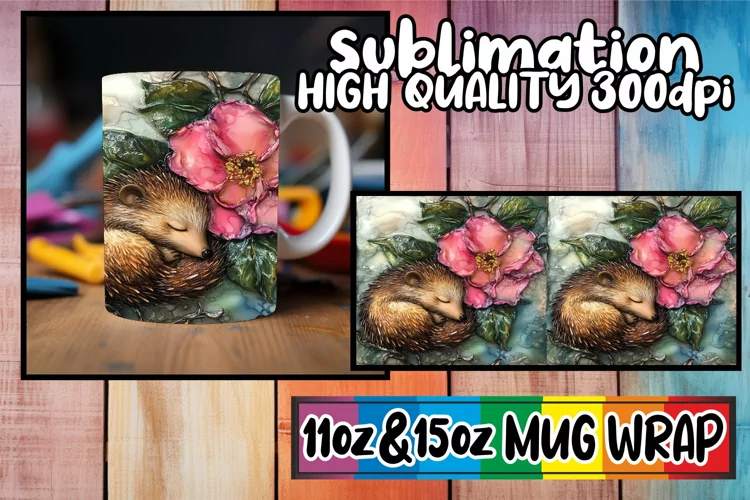Bright outlooks 11oz 15oz sublimation wrap, Animals