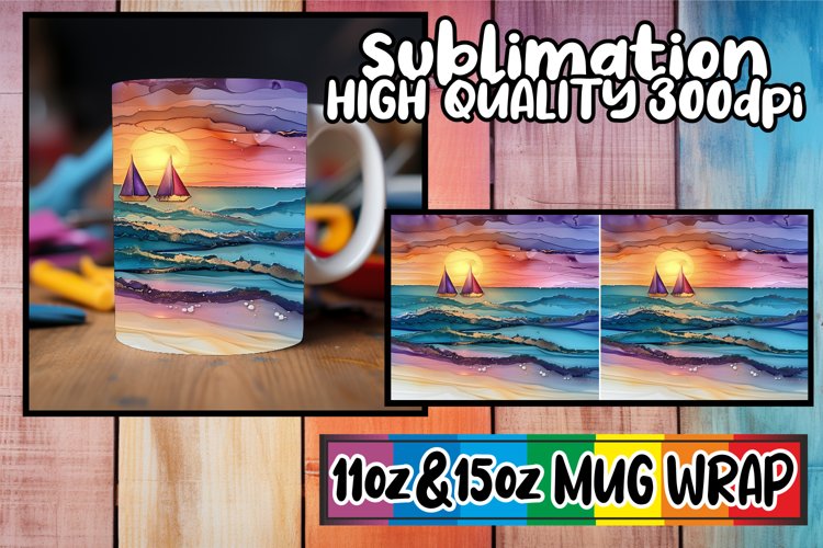 Beach Sublimation Design Image 13