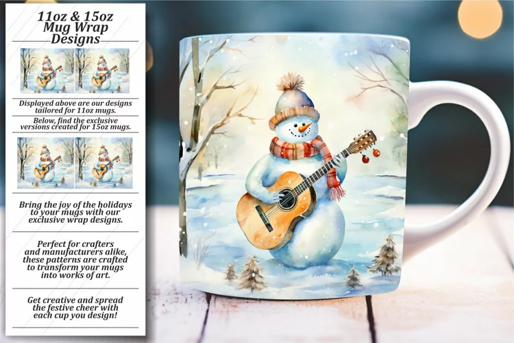 Joyful Sublimation Charm: Mug Wrap Delights