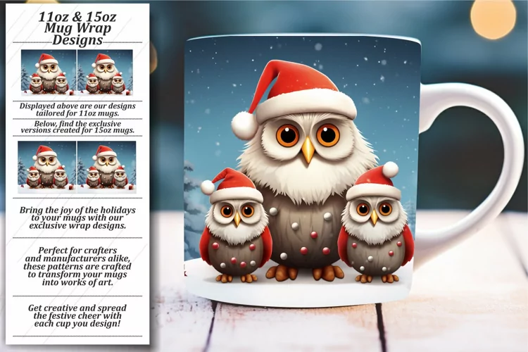 Vibrant Wintertime Expressions: Holiday Mug Art