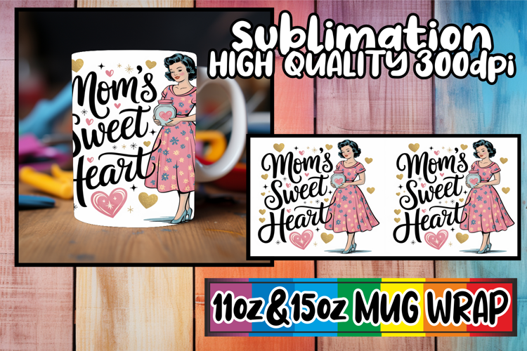Vibrant adventures sublimation print wrap, Mom Life