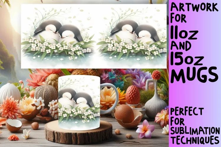 Chirpy Avian Mug Design - Spring