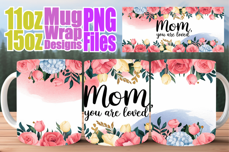 Blissful travels 11oz 15oz sublimation wrap, Mothers Day