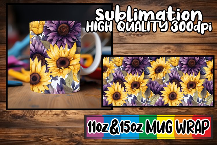 Pastel Petals Mug Wrap Designs: Sublimation Magic