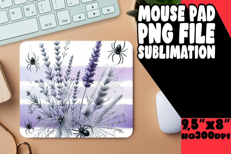 Luminous Mouse Mat Sublimation, Halloween