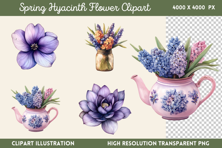 Blue Flower Clipart