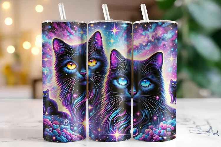 Cats Tumbler Wrap | Sublimation | Tumblers
