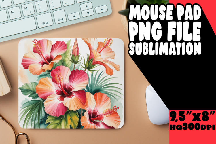 BRIGHT MOUSE MAT ARTISTIC IDEAS, Flowers
