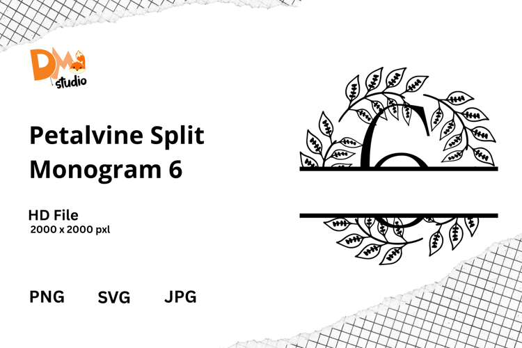Floral Monogram Letter Svg Image 23
