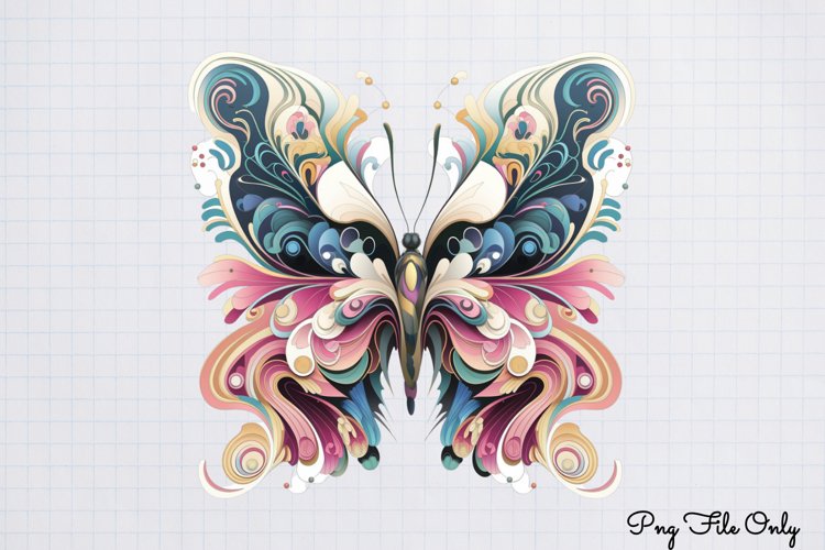 Smoke Butterflies Clipart PNG