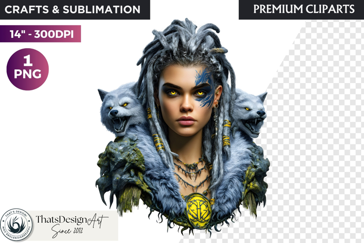 Viking Mythology Giants Clipart, Norse Jotuns gods