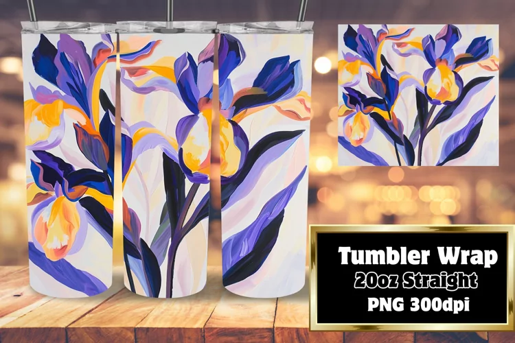 Springtime Harmony 20oz Tumbler Wrap Design