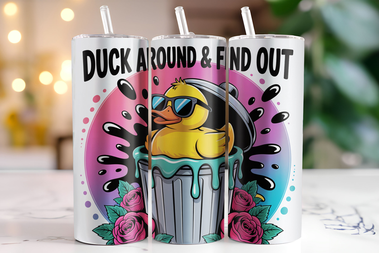 Duck around & Find out Tumbler Wrap | Sublimation | Tumblers