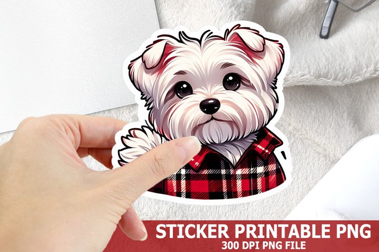 Christmas Dog Clipart Image 9