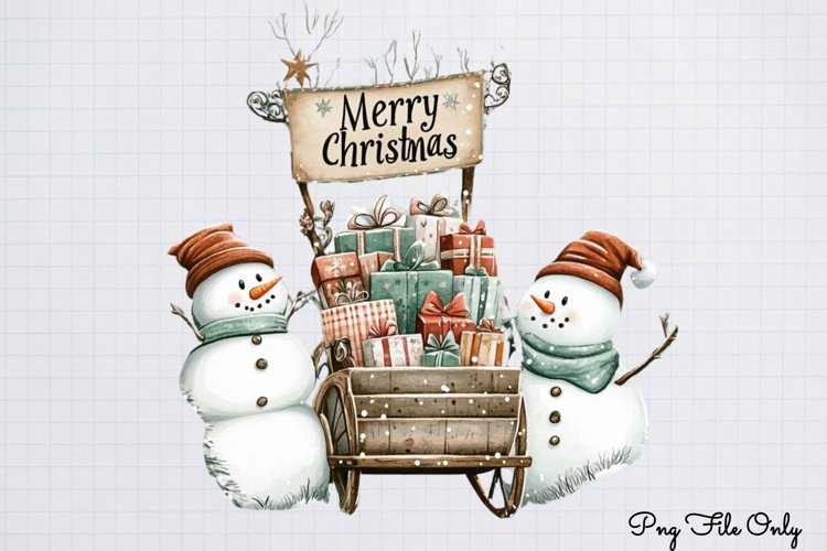 Rustic Christmas Clipart Image 3