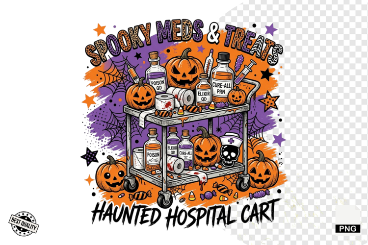 Halloween Nurse PNG Sublimation