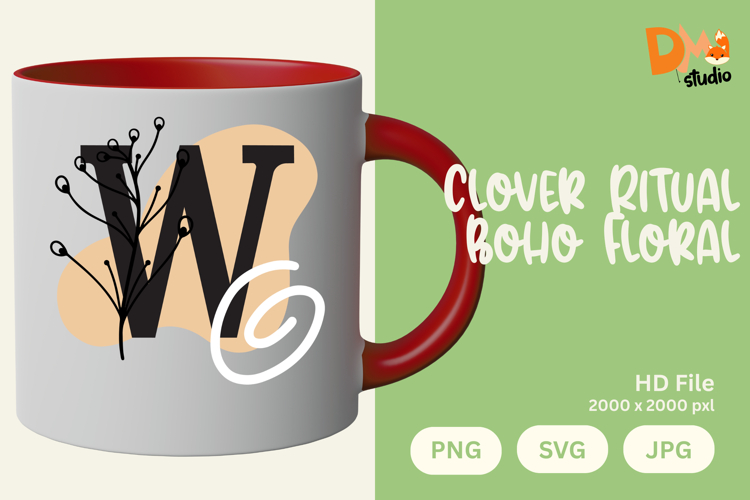 Floral Letter Svg Image 15