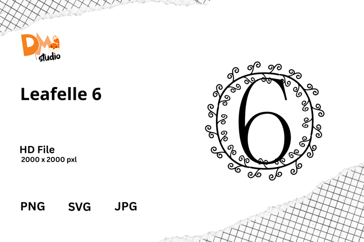 Floral Monogram Letter Svg Image 19
