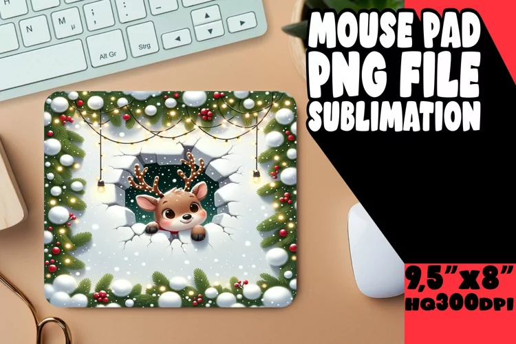Fun with 3D Hole in Wall Mousepad