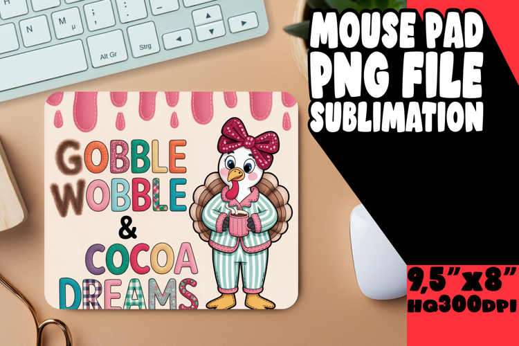 Unique Mouse Pad Sublimation Magic, Holiday
