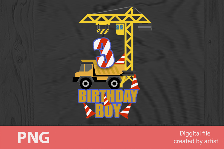 Construction png, construction birthday, birthday png,