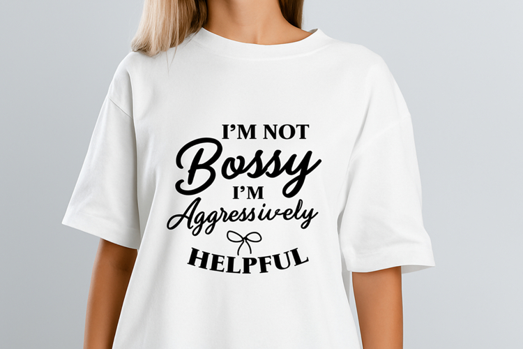 Im Not Bossy SVG, PNG, Canva Template - Funny Sarcastic Mom