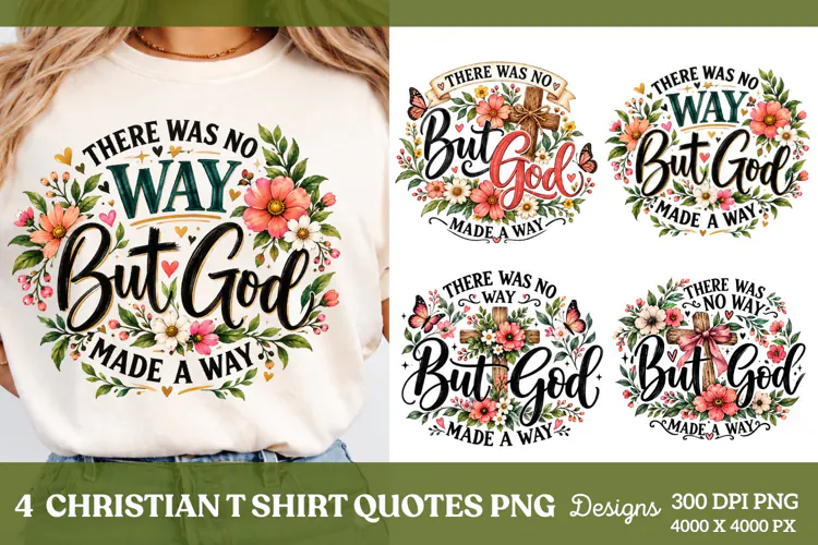 4 Christian Faith Sayings PNG