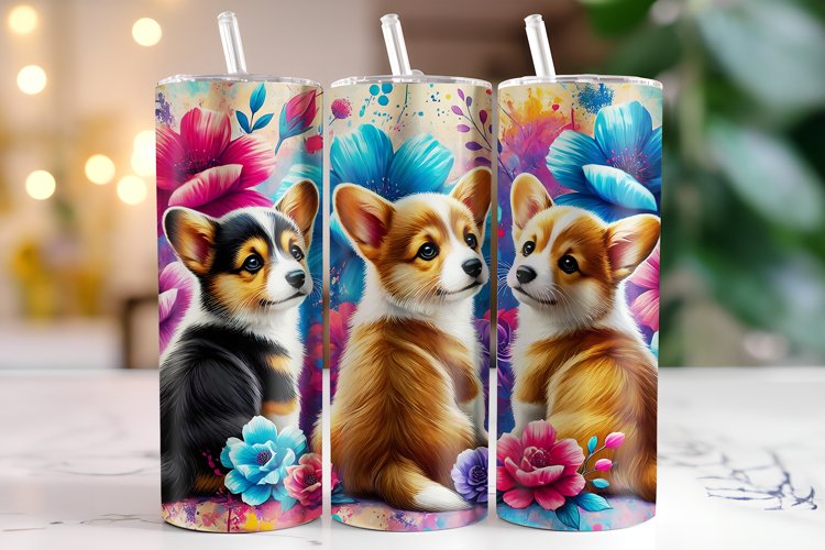 Dogs Tumbler Wrap | Sublimation | Tumblers