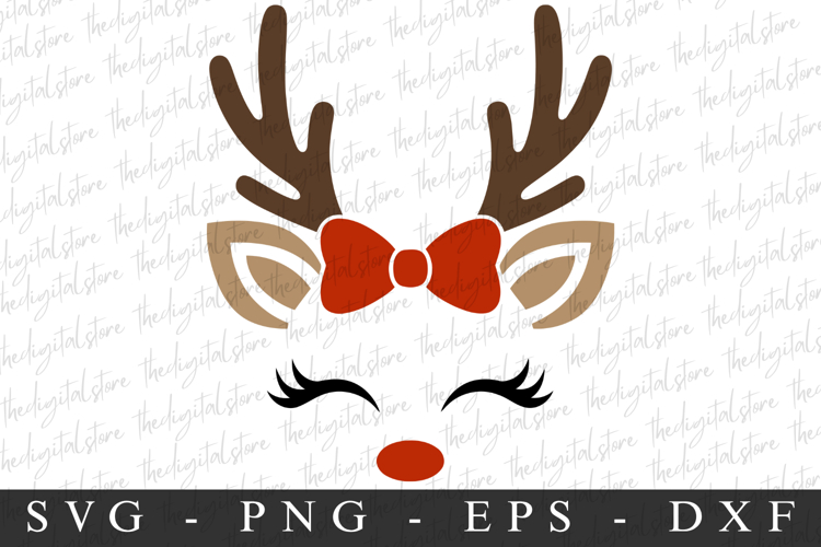Merry Christmas Deer Svg | Christmas svg | Svg cut file