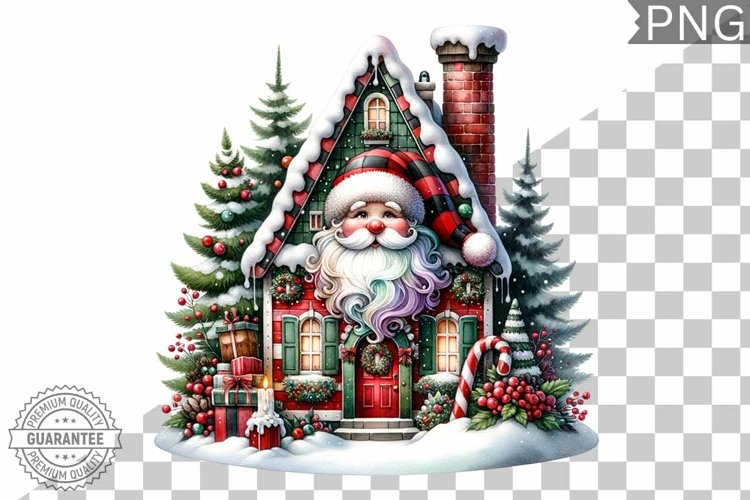 Christmas Santa Sublimation - Clipart PNG Design