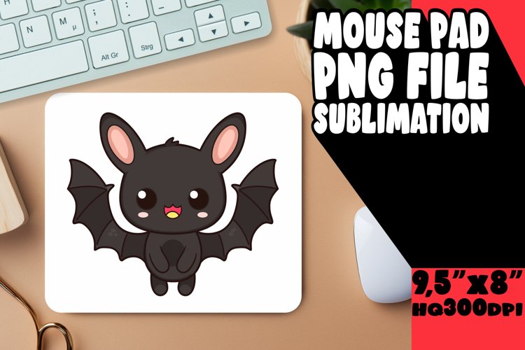 Halloween Critter Mouse Pad Sublimation PNG