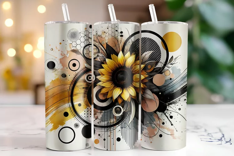 Sunflowers Tumbler Wrap | Sublimation | Tumblers