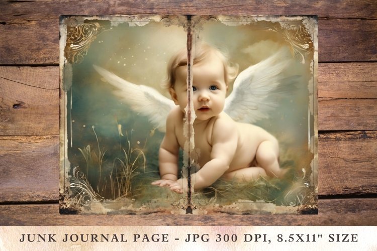 Printable Junk Journal Pages baby 8