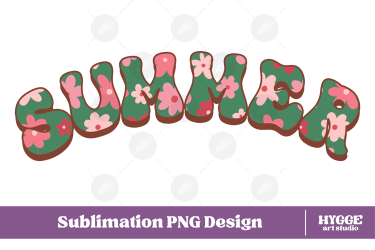 Floral Summer Png Retro Flowers Sublimation Daisy Daisies