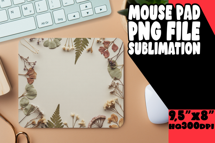 UNIQUE DESK MAT PLAYFUL MAGIC, Flowers